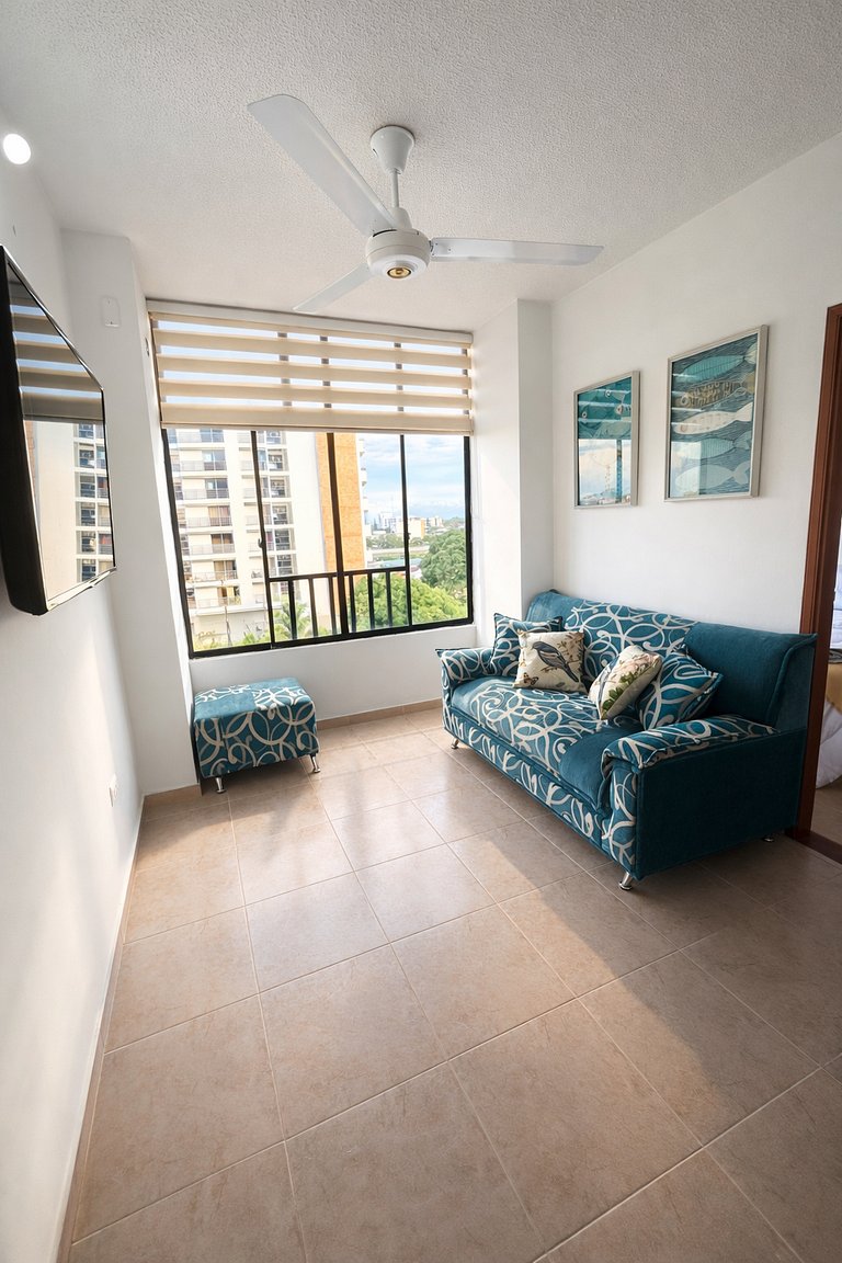 Apartamento Amblado en Conjunto Torres Flotantes