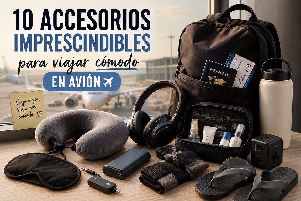 MIS 10 IMPRESCINDIBLES PARA VIAJAR EN AVION EN 2026
