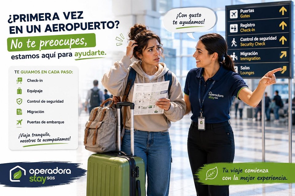 ¿PRIMERA VEZ EN UN AEROPUERTO? GUIA PARA TOMAR UN VUELO INTERNACIONAL SIN ESTRES