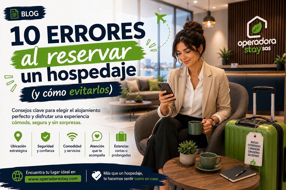 10 ERRORES AL RESERVAR UN HOSPEDAJE Y COMO EVITARLOS